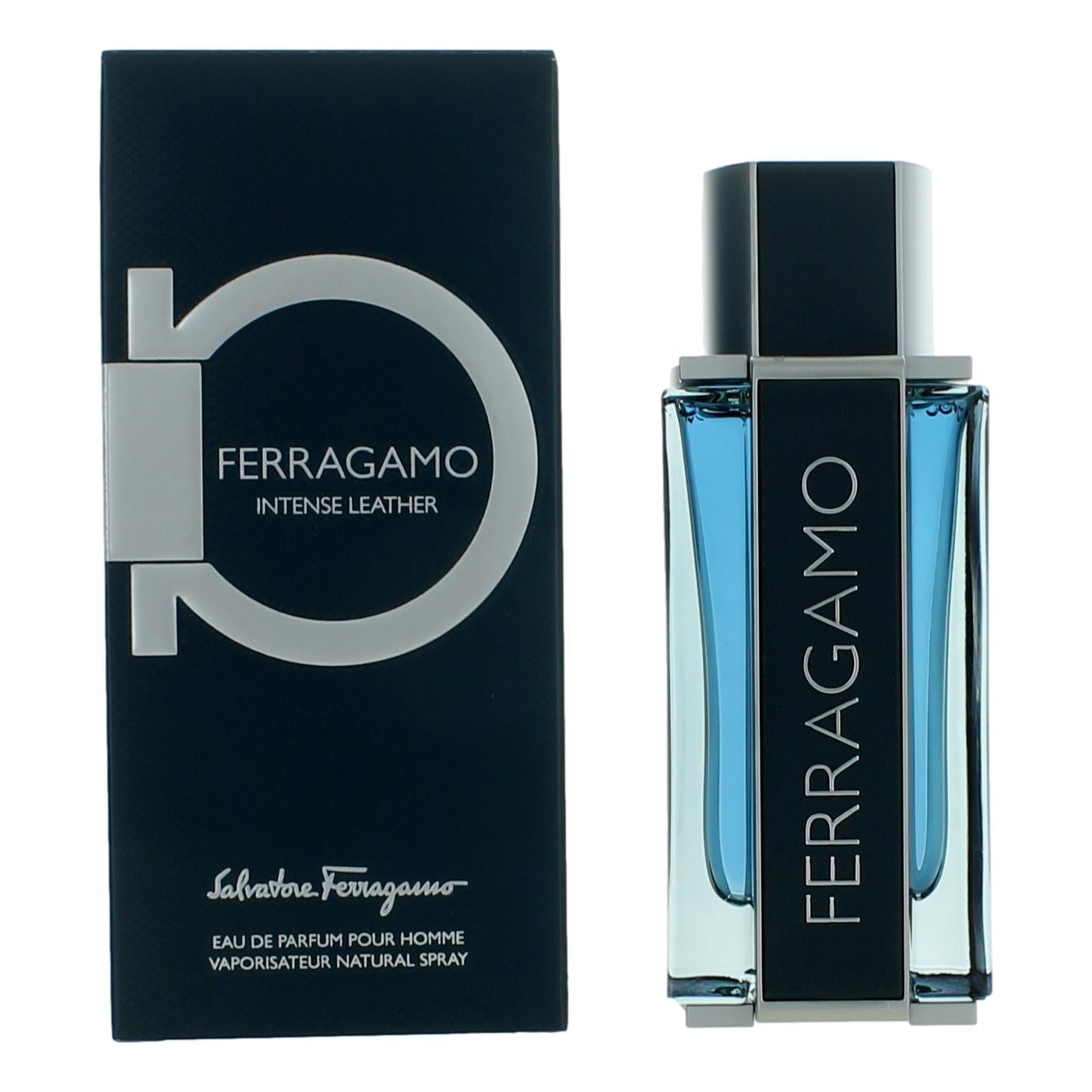 Ferragamo Intense Leather de Salvatore Ferragamo, Eau de Parfum en espray de 3.4 oz para hombres