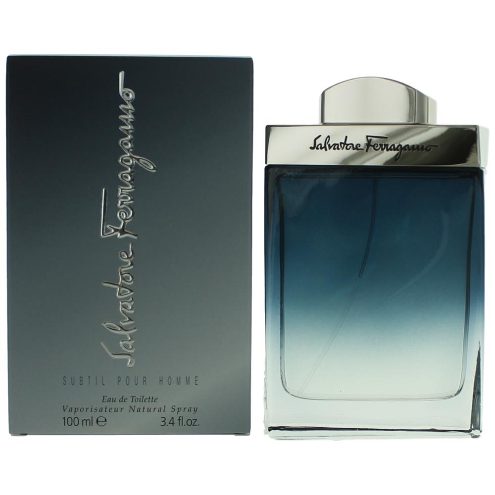 Subtil de Salvatore Ferragamo, vaporizador EDT de 100 ml para hombre