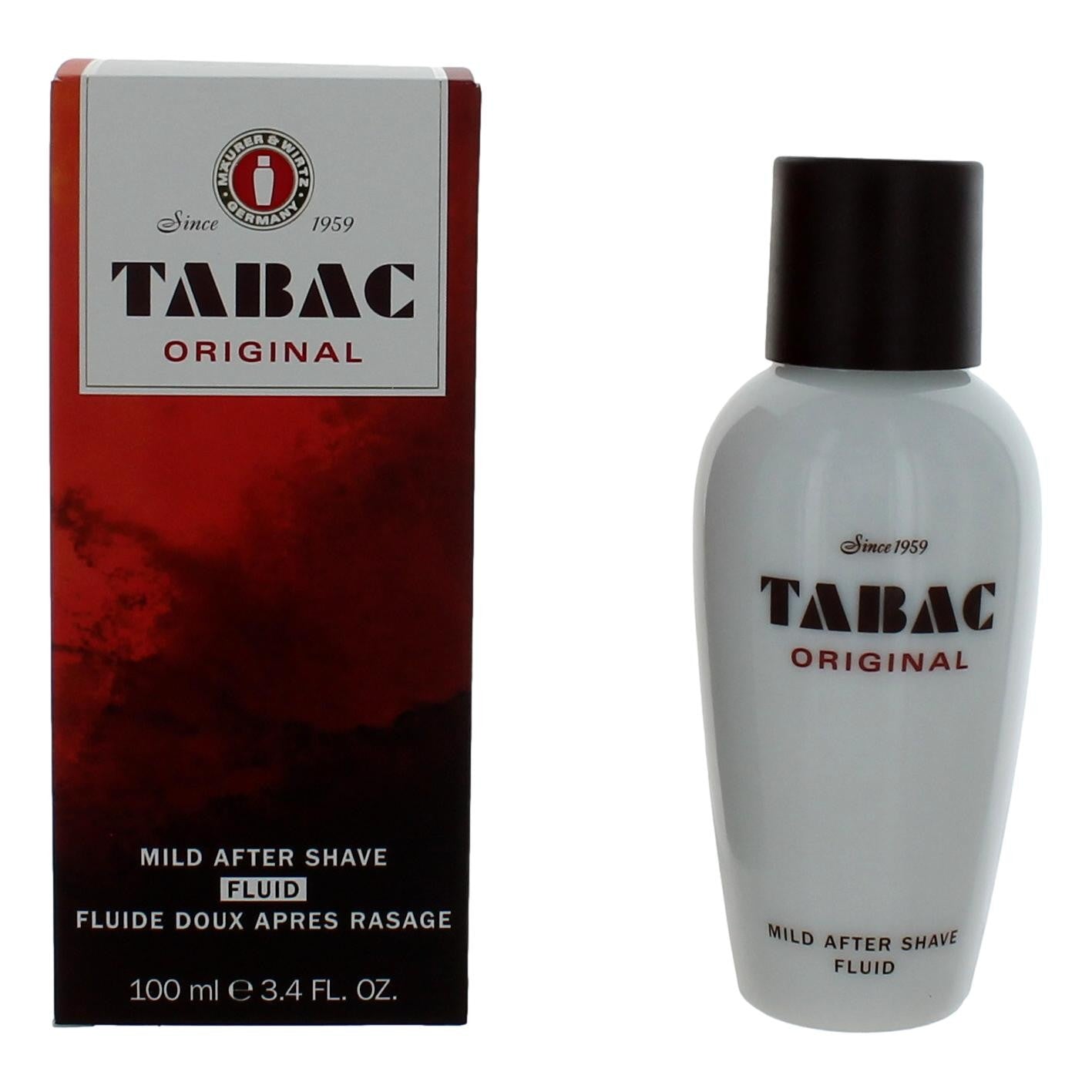 Tabac de Maurer & Wirtz, 3.4 oz suave después del afeitado para hombres