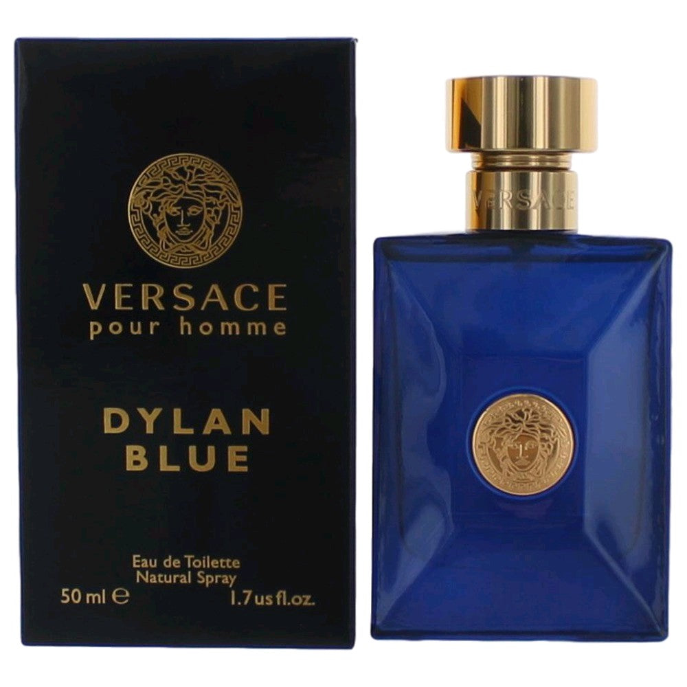 Versace Pour Homme Dylan Blue de Versace, Eau de Toilette en Spray de 50 ml para Hombre
