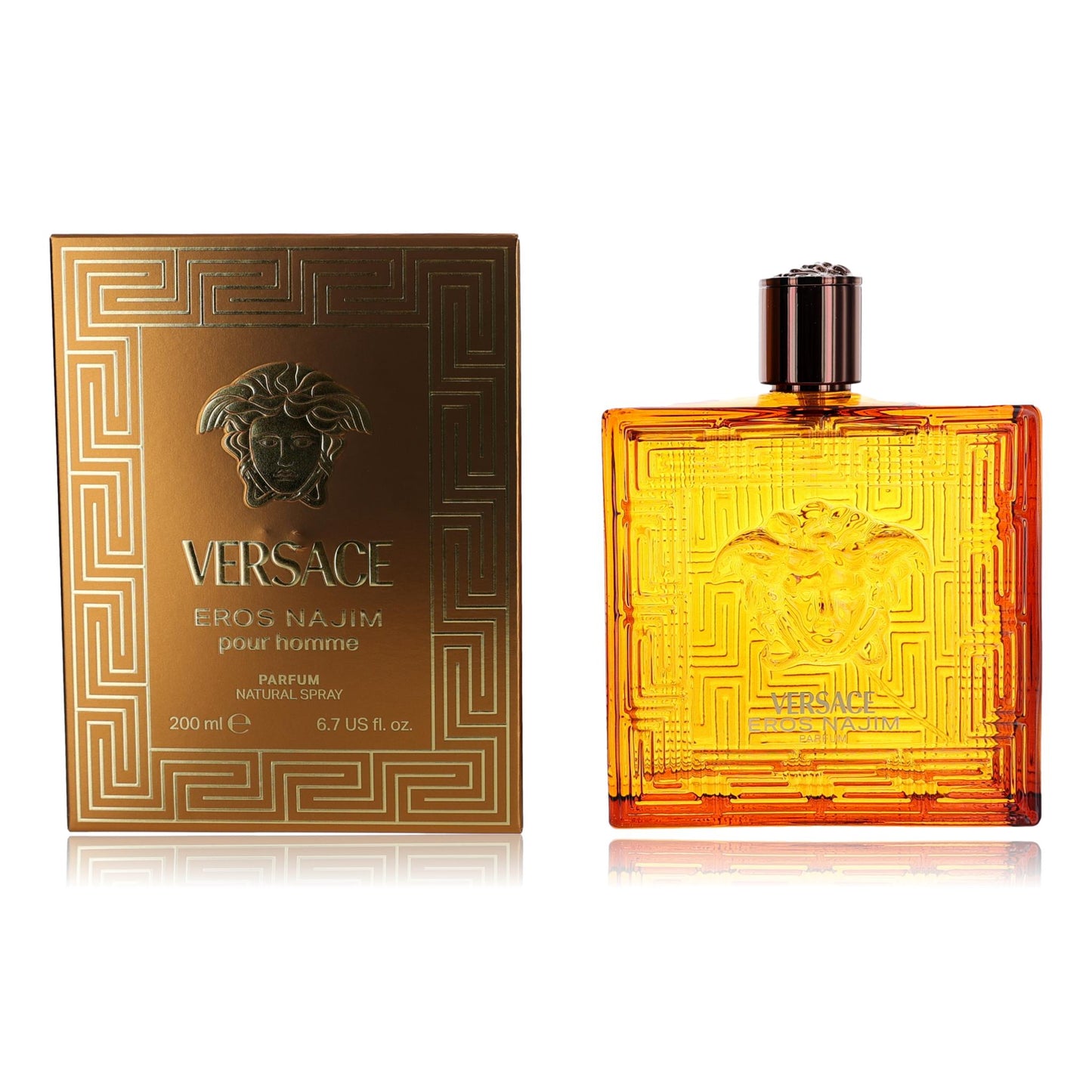 Eros Najim de Versace, Parfum Spray de 200 ml para hombres