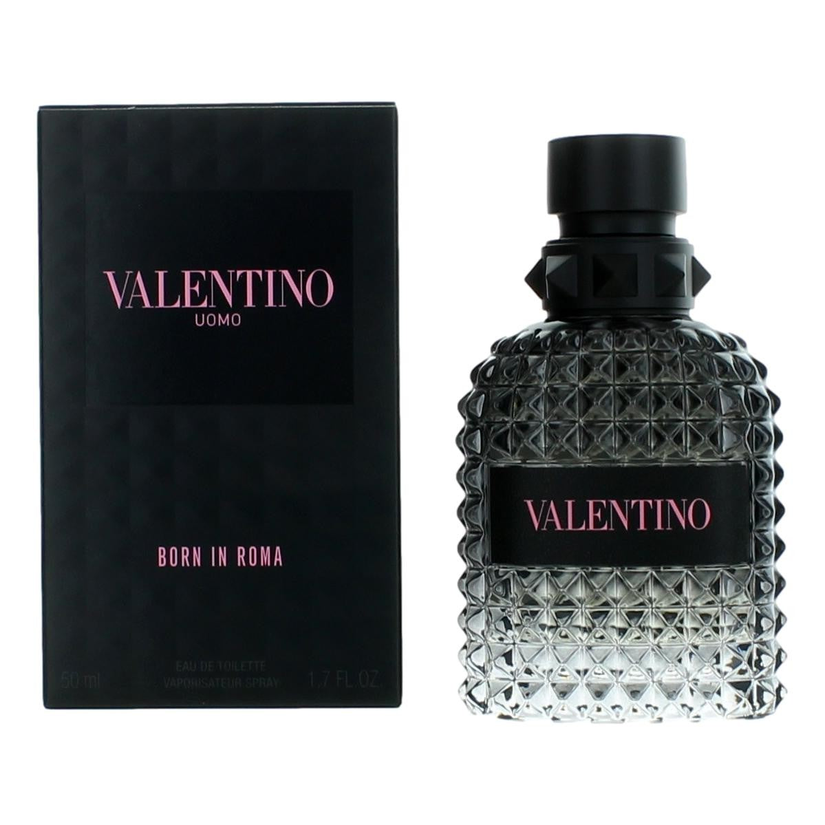 Valentino Uomo Born In Roma de Valentino, Eau de Toilette en espray de 1.7 oz para hombres