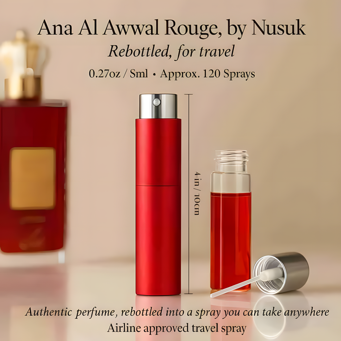 Ana Al Awwal Rouge by Nusuk - 8ml Travel Spray