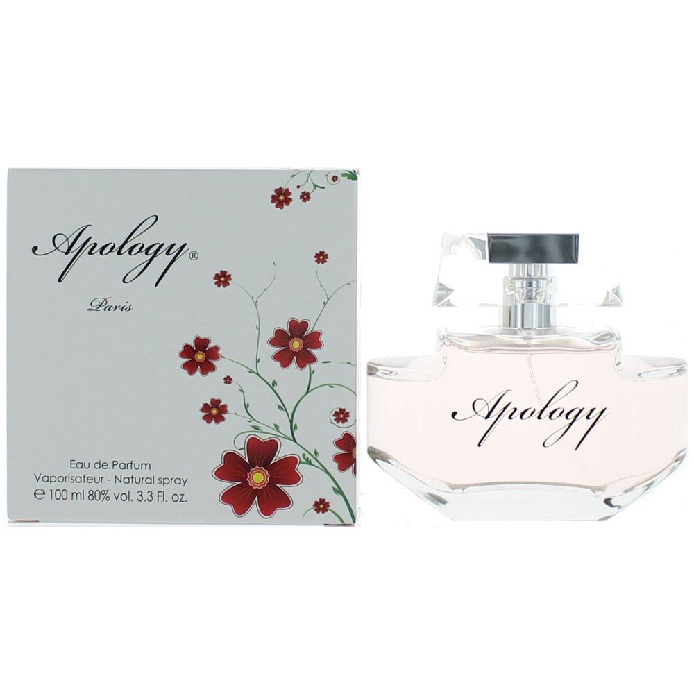 Apology by Paris Bleu Parfums, 3.3 oz Eau De Parfum Spray for Women - 101 Perfume Plus
