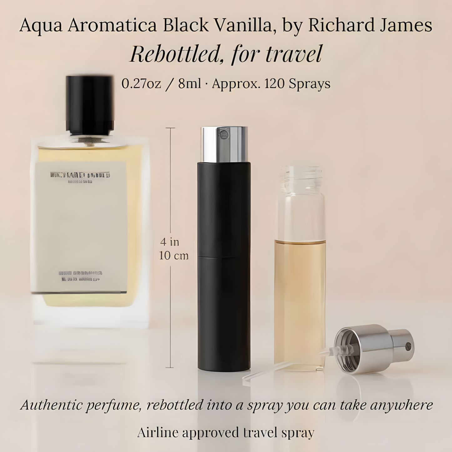 Aqua Aromatica Black Vanilla by Richard James - 8ml Travel Spray