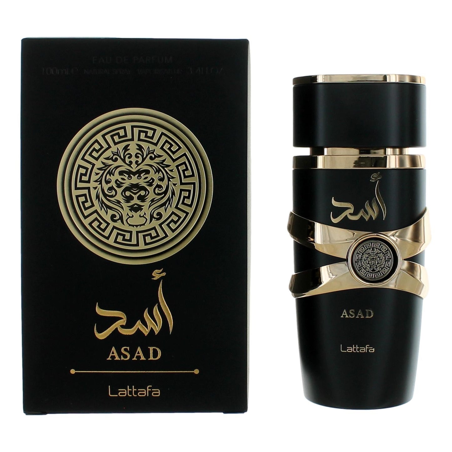 Asad by Lattafa, 3.4 oz Eau De Parfum Spray for Men - 101 Perfume Plus