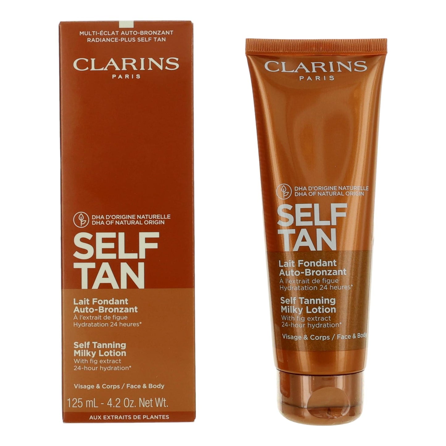 Clarins Autobronceador de Clarins, loción lechosa autobronceadora de 4.2 oz