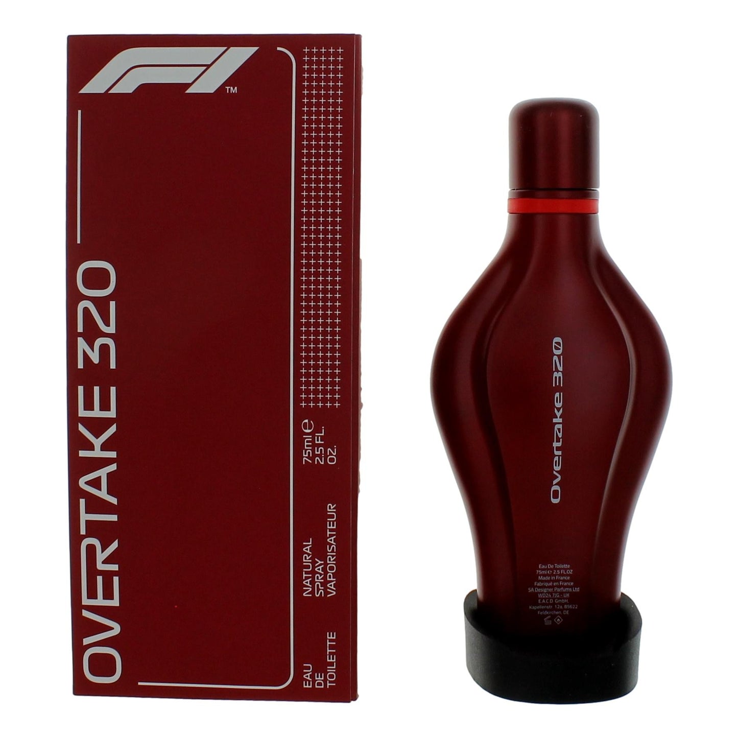 Formula 1 Overtake 320 de Formula 1, Eau de Toilette en Spray de 75 ml para Unisex