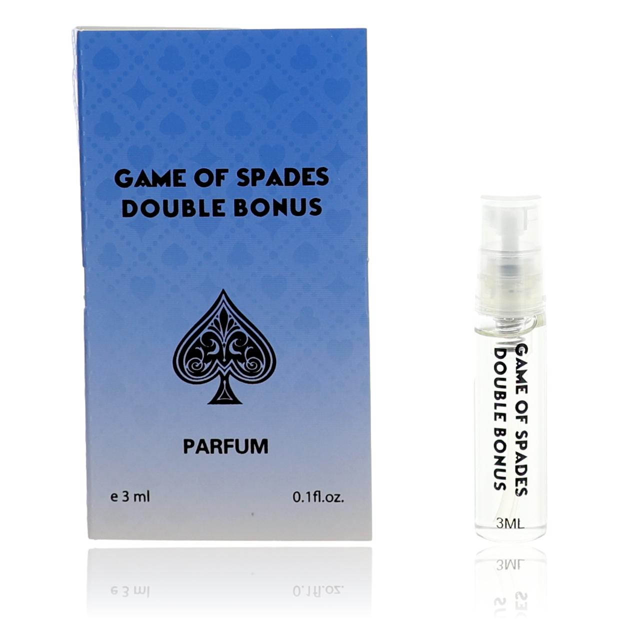 Game of Spades Double Bonus de Jo Milano, Perfume en muestra de 0.1 oz para unisex