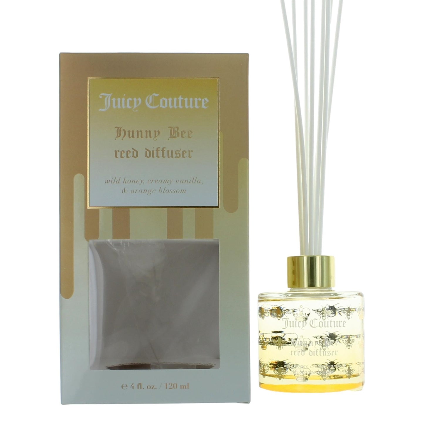 Hunny Bee de Juicy Couture, difusor de varillas de 4 oz - Hunny Bee