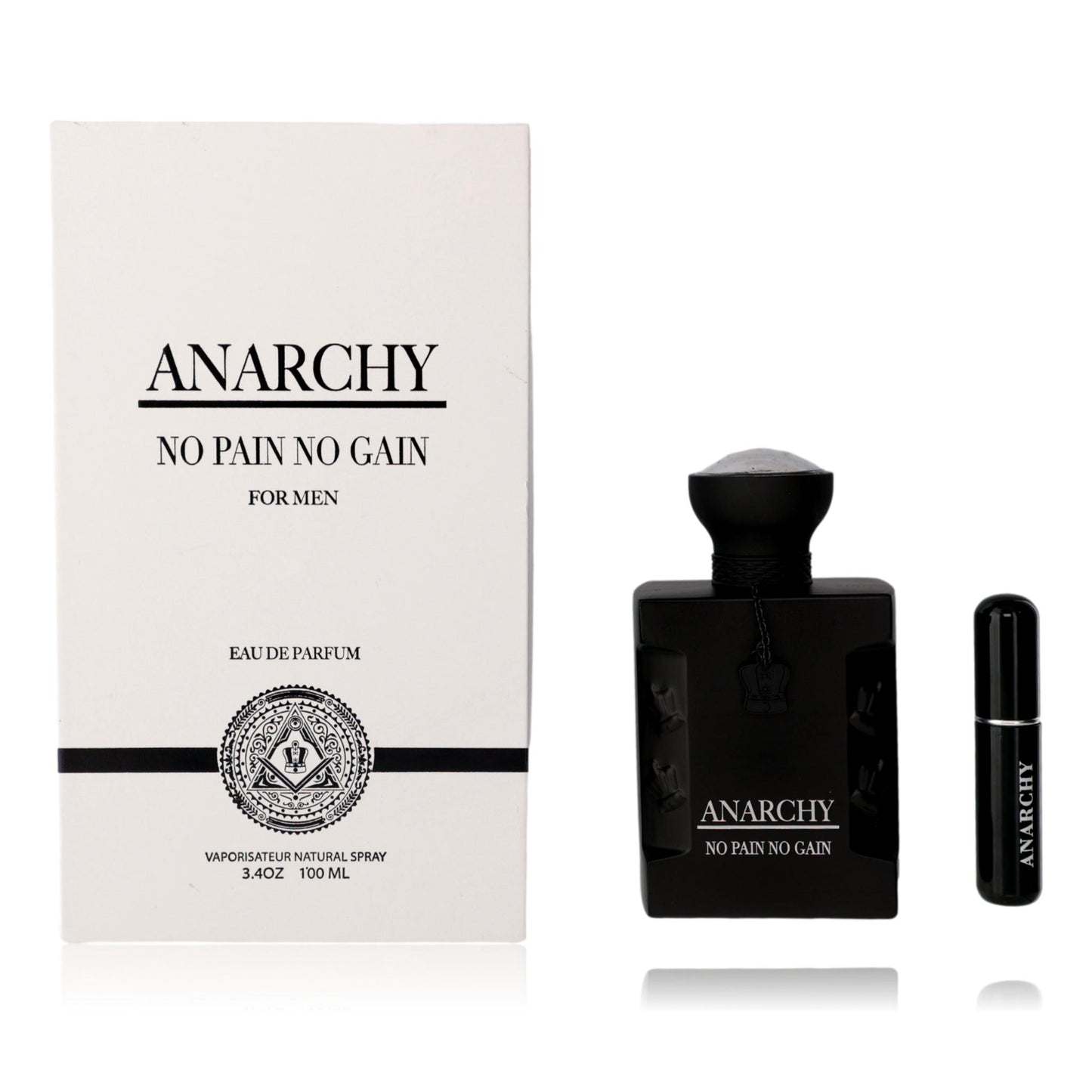 No Pain No Gain de King of Kings, vaporizador EDP de 3.4 oz unisex