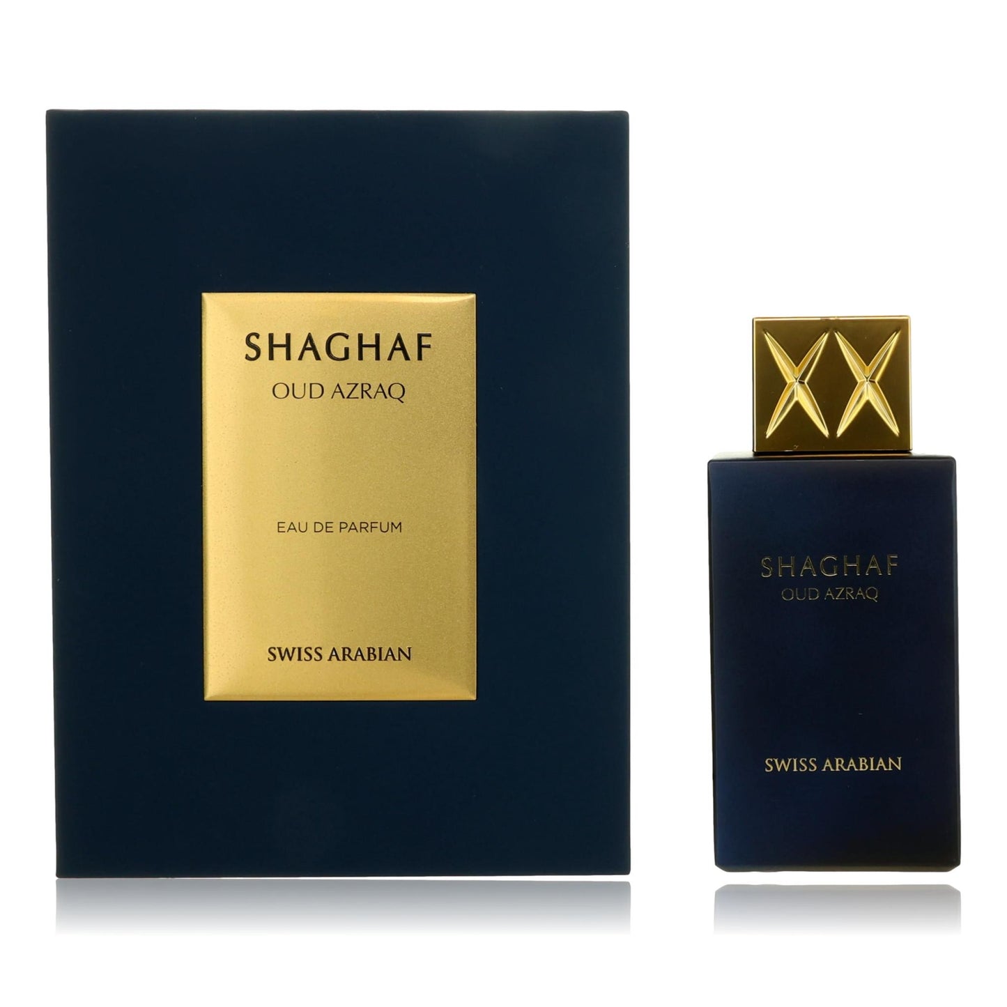 Shaghaf Oud Azraq de Swiss Arabian, EDP Spray de 2.5 oz para Unisex