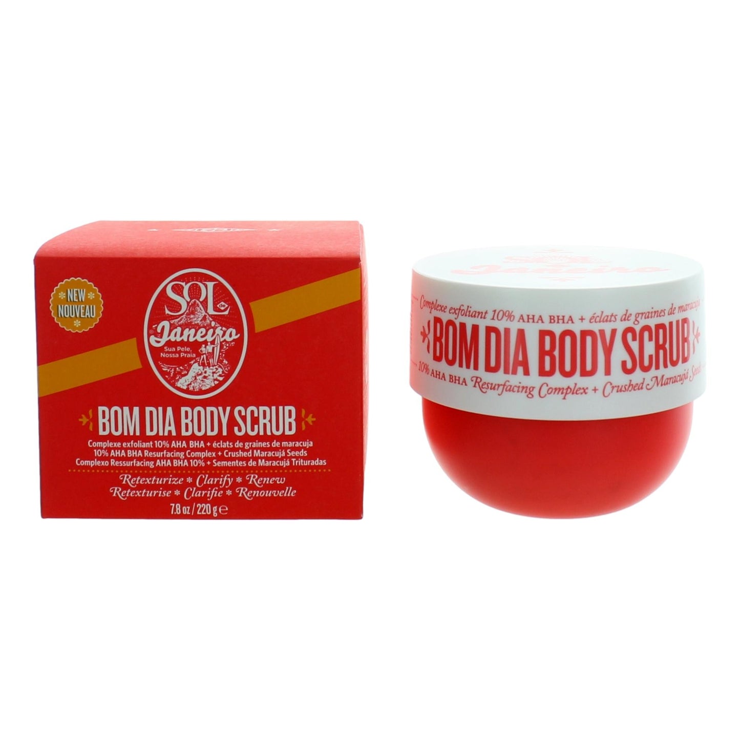 Exfoliante corporal Bom Dia de Sol De Janeiro, 7.8 oz