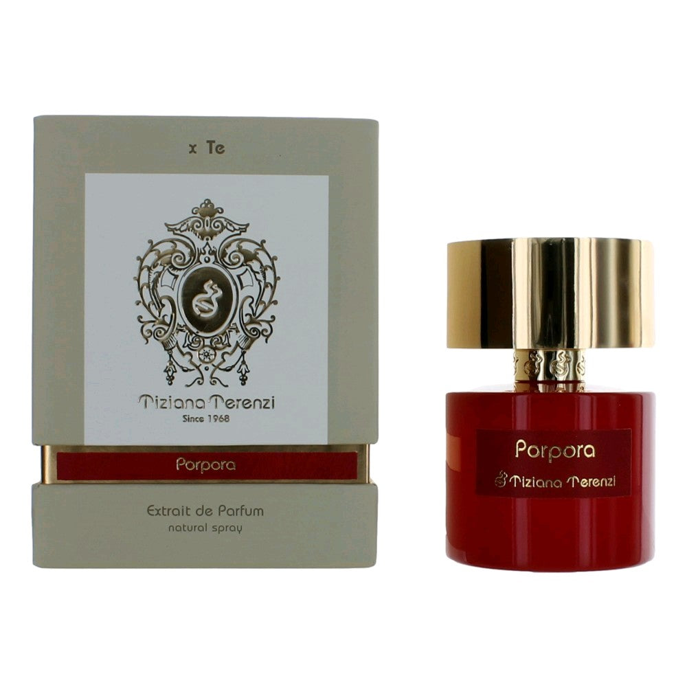 Porpora de Tiziana Terenzi, spray extrait de parfum de 3,4 oz para unisex