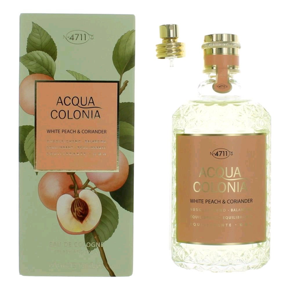 Acqua Colonia White Peach & Coriander de 4711, 5.7oz Eau De Cologne Spray para mujer