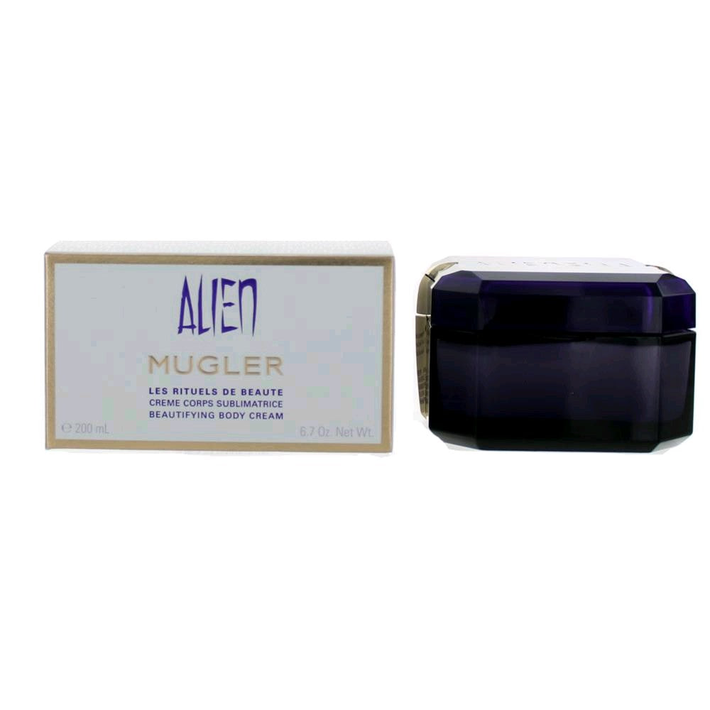 Alien de Thierry Mugler, crema corporal embellecedora para mujer de 6,7 oz