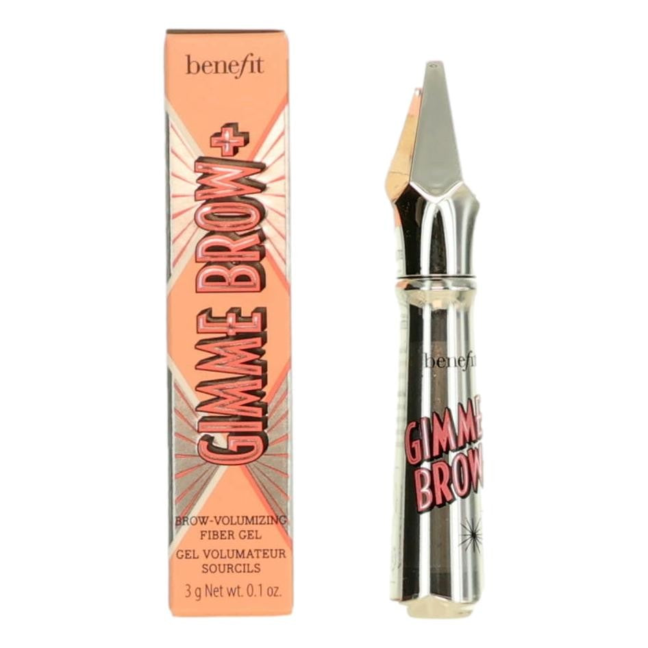 Gimme Brow+ de Benefit, gel para cejas de .1 oz - 3.5 Warm Auburn Brown