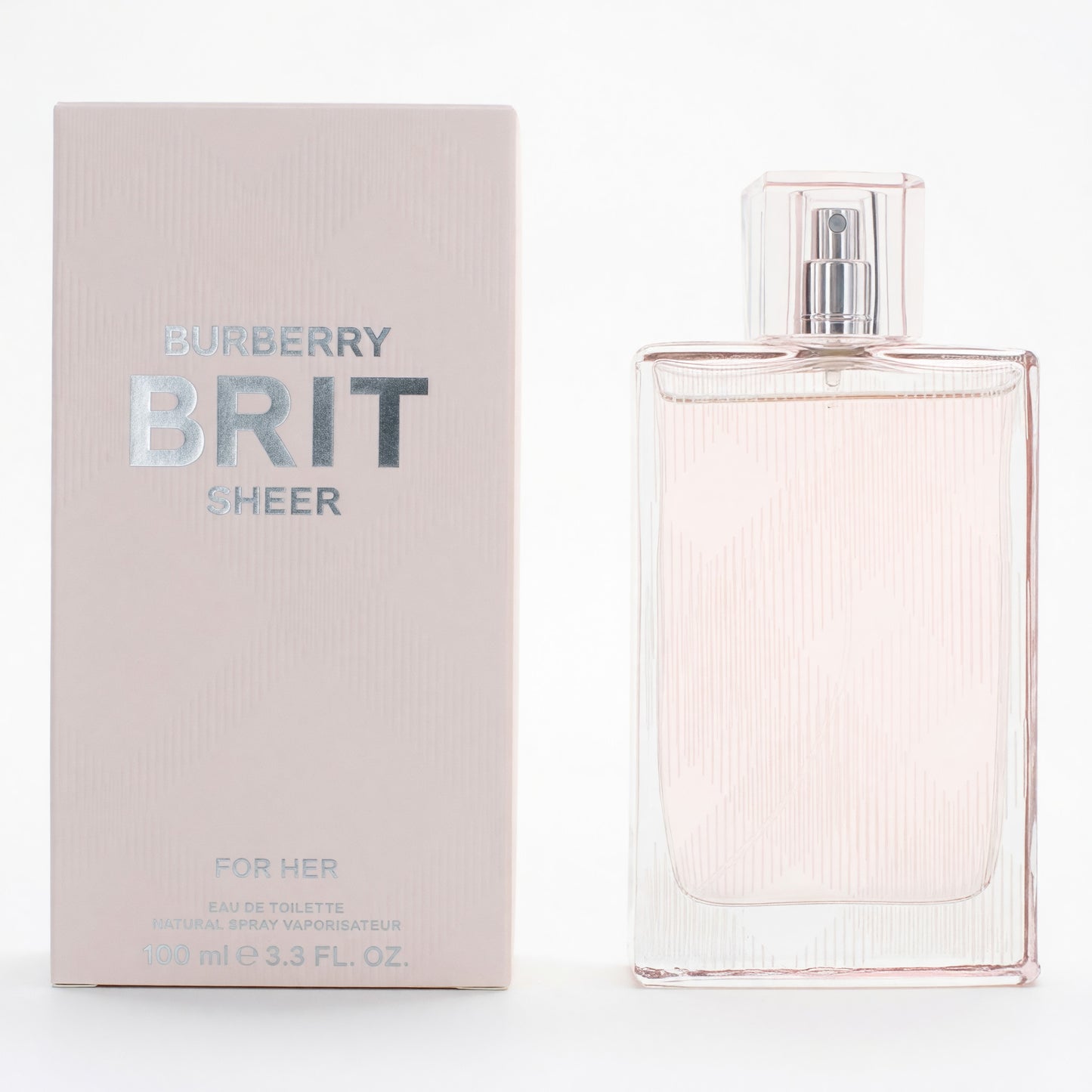 Brit Sheer de Burberry, Vaporizador EDT de 3.3 oz para Mujer