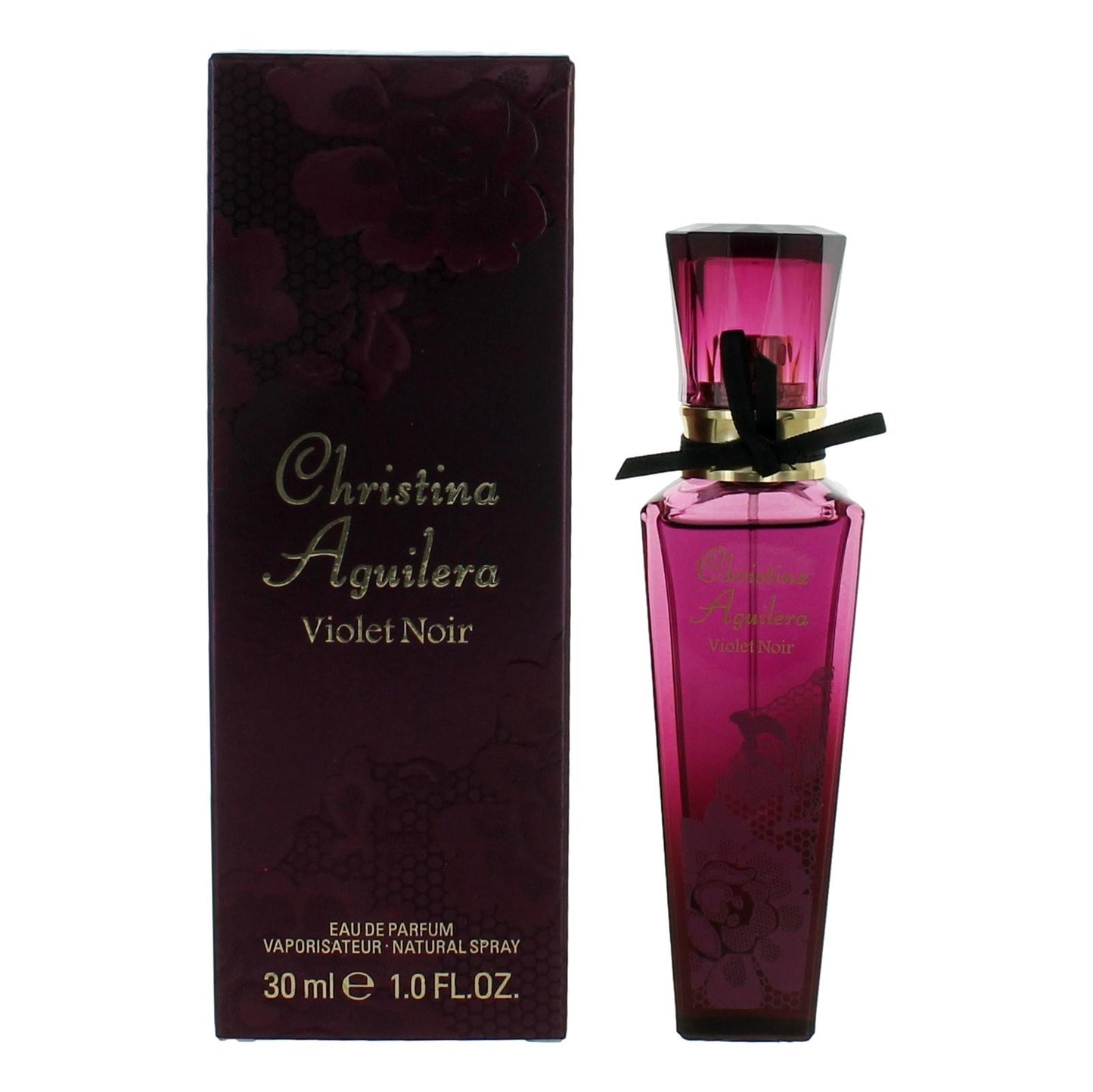 Violet Noir de Christina Aguilera, Eau de Parfum en spray de 1 oz para mujer