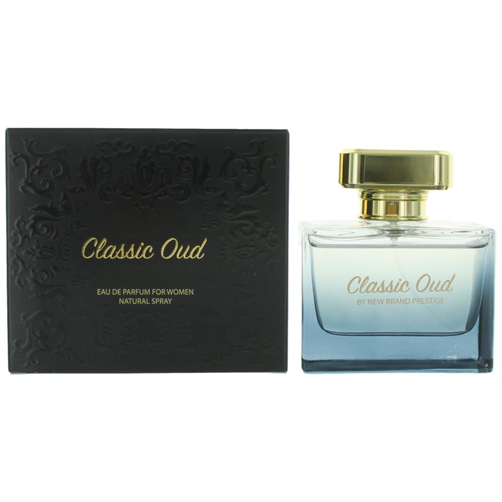 Classic Oud de New Brand, vaporizador EDP de 3.3 oz para mujer