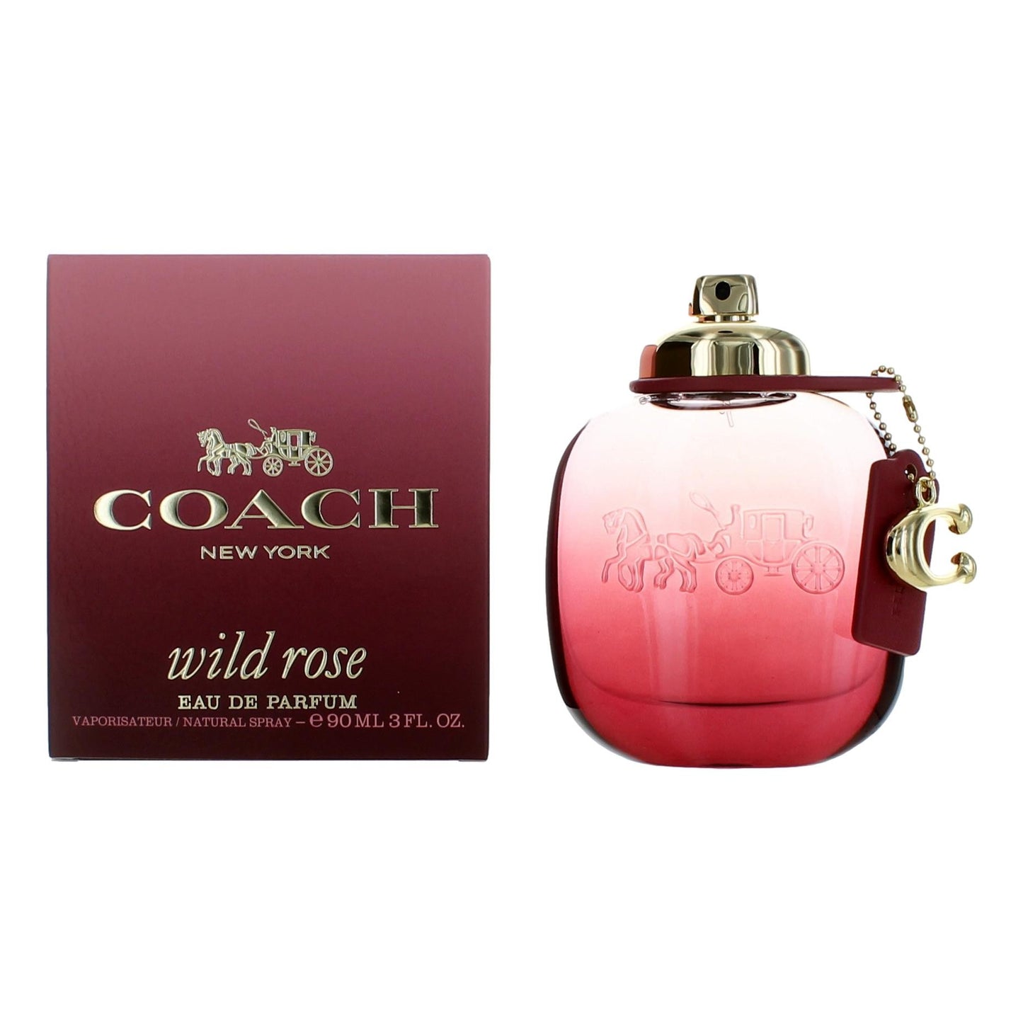Coach Wild Rose de Coach, vaporizador EDP de 3 oz para mujer