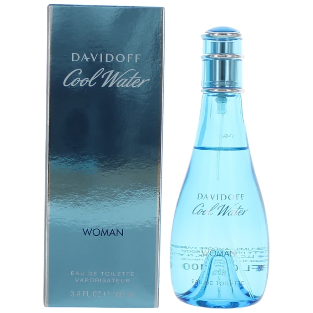 Cool Water de Davidoff, Vaporizador EDT de 100 ml para Mujer