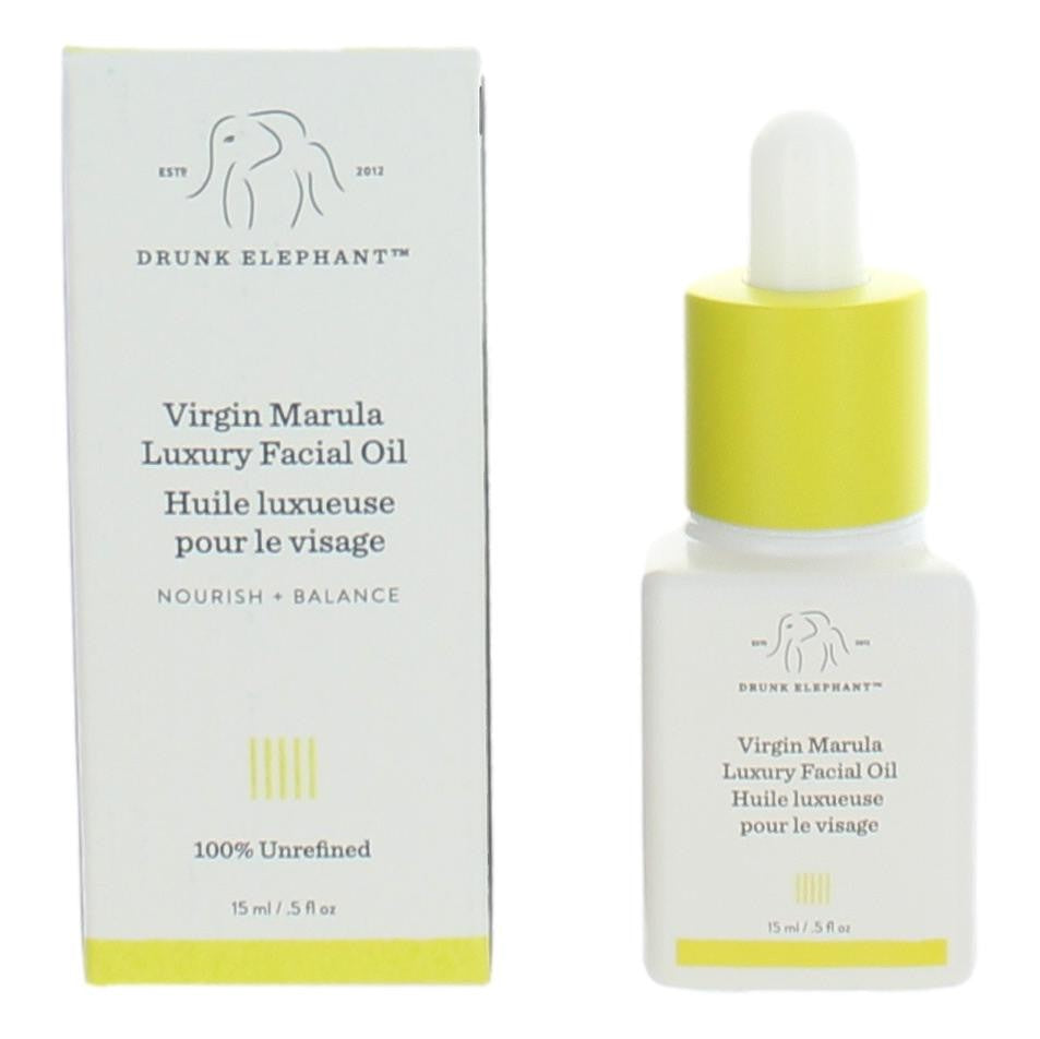 Aceite Facial de Lujo de Marula Virgen Drunk Elephant, Aceite Facial de 0.5oz