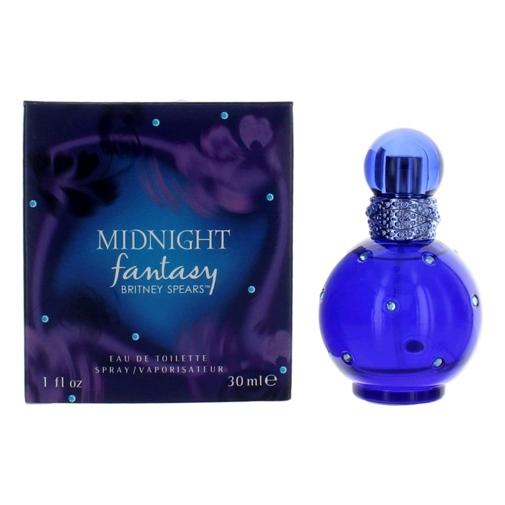 Fantasy Midnight de Britney Spears, spray EDT de 1 oz para mujer