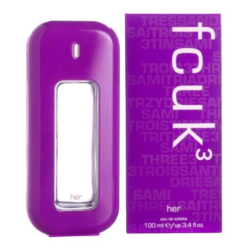 FCUK 3 de French Connection, Vaporizador EDT de 100 ml para mujer (F.C.U.K)