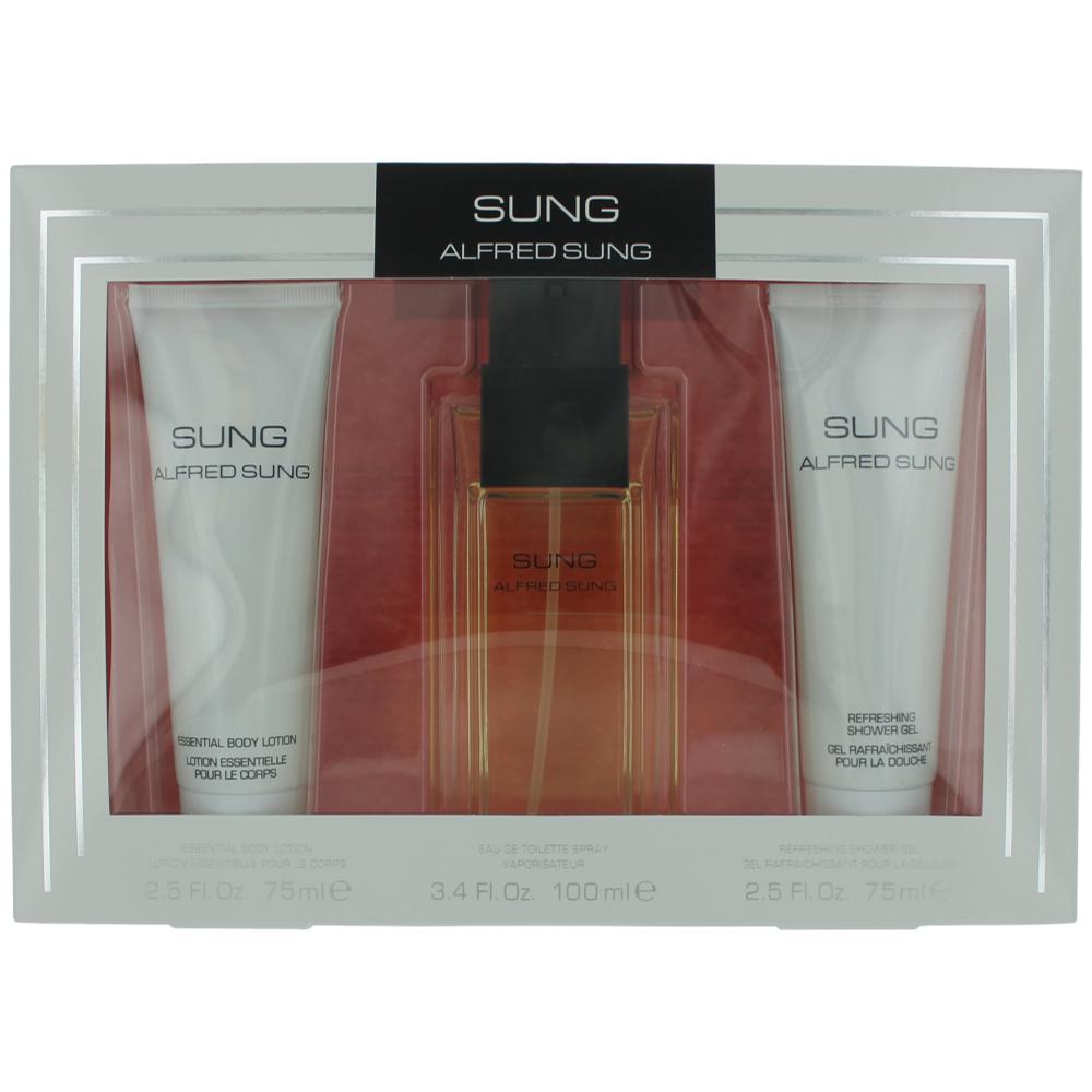 Alfred Sung by Alfred Sung, set de regalo de 3 piezas para mujer
