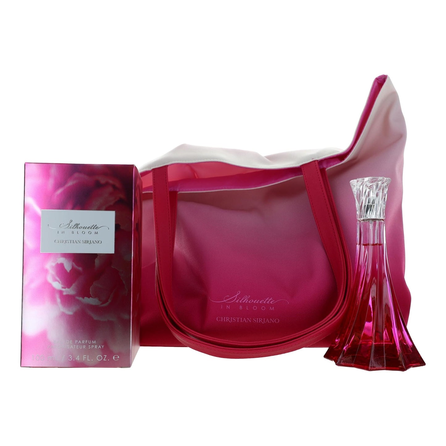 Silhouette In Bloom de Christian Siriano, set de regalo de 2 piezas para mujer con bolso tote