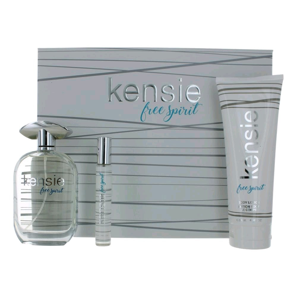 Kensie Free Spirit de Kensie, Estuche de regalo de 3 piezas para mujer
