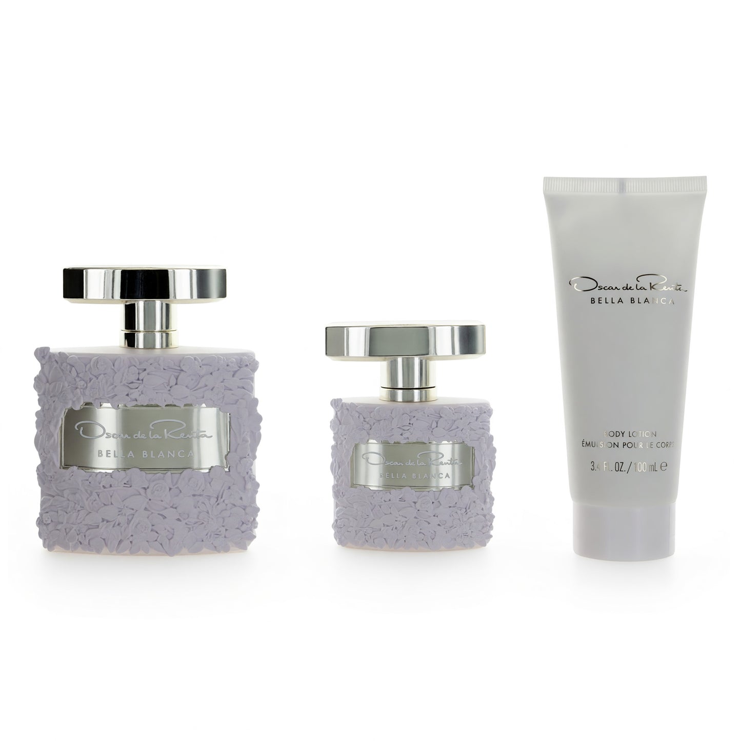 Bella Blanca de Oscar De La Renta, Estuche de Regalo de 3 Piezas para Mujer