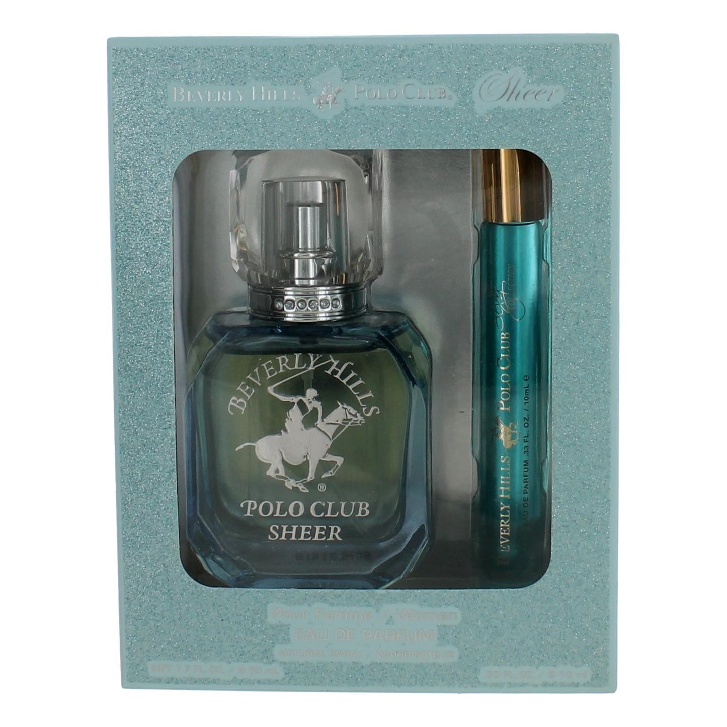 BHPC Sheer by Beverly Hills Polo Club, juego de 2 piezas para mujer
