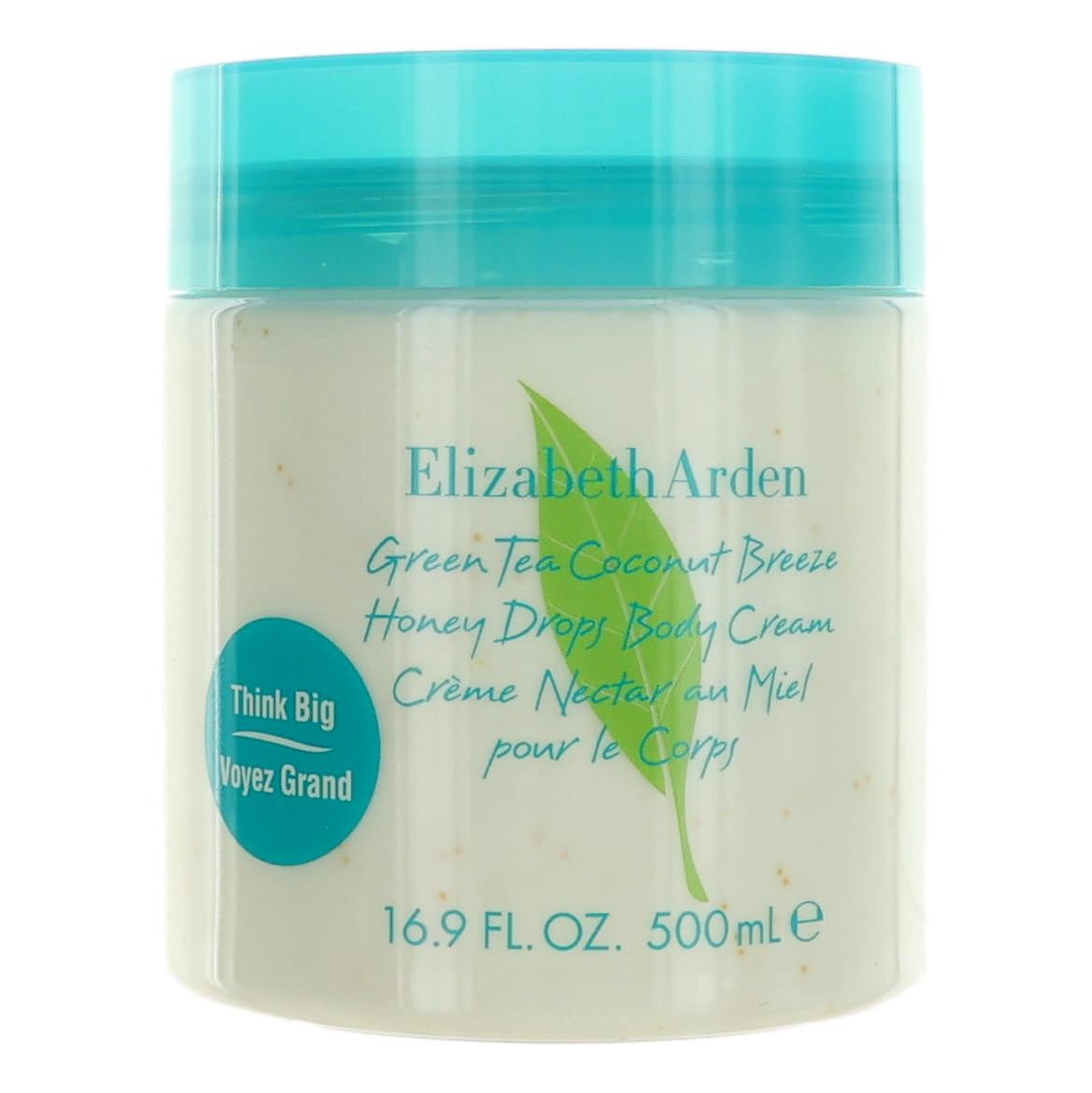 Green Tea Coconut Breeze de Elizabeth Arden, 16.9oz Crema Corporal Honey Drops para mujer