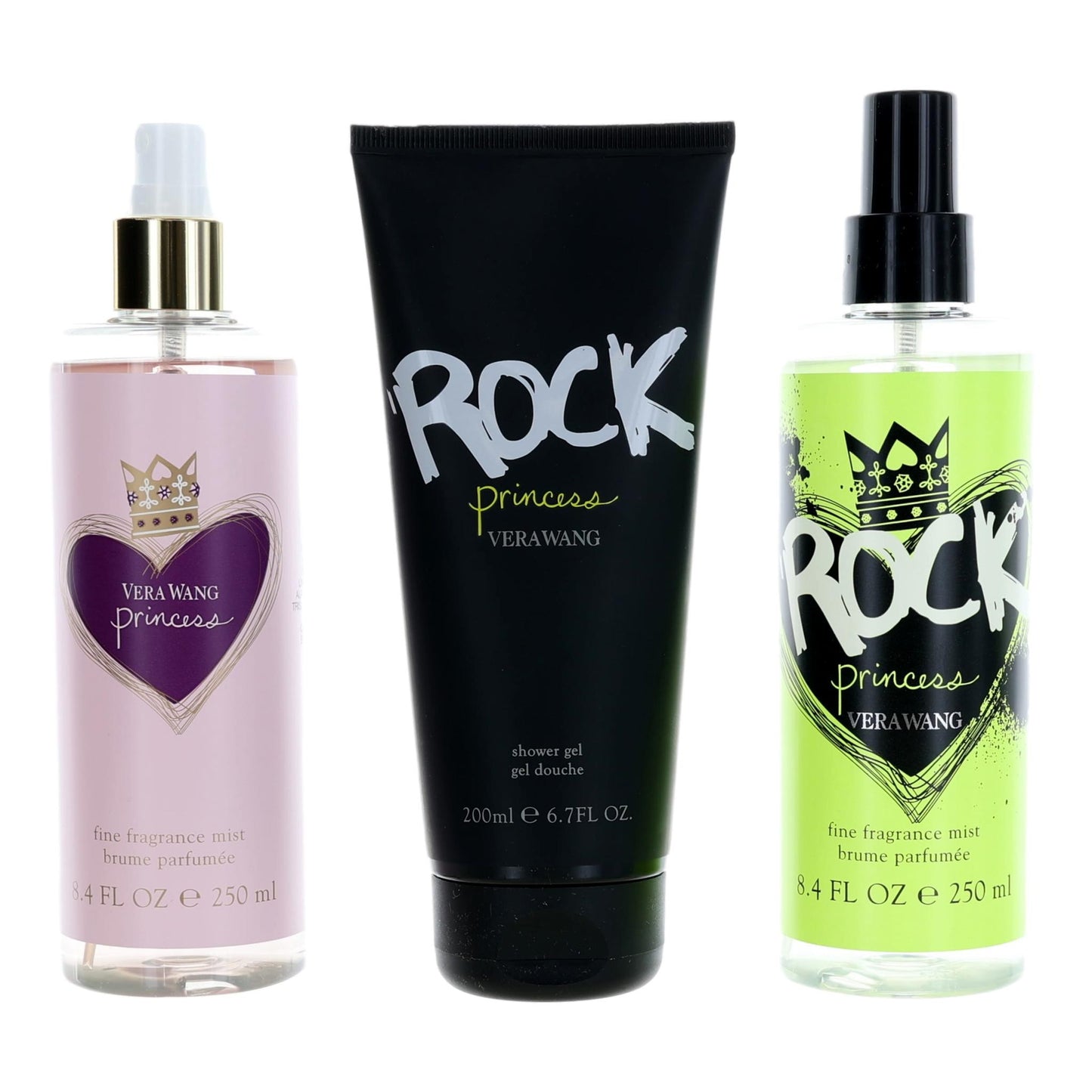 Vera Wang Rock Princess de Vera Wang, set de regalo de 3 piezas para mujer