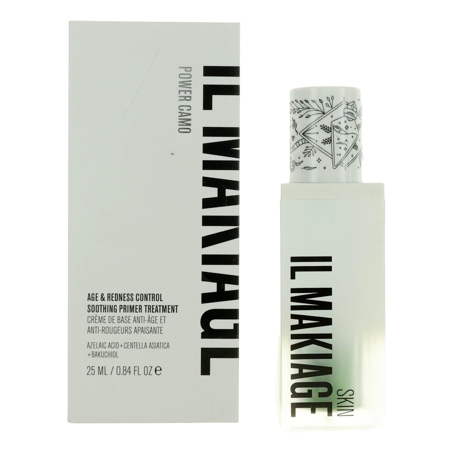 Il Makiage Primer Camo, 0.84oz Prebase calmante para el control del envejecimiento y el enrojecimiento