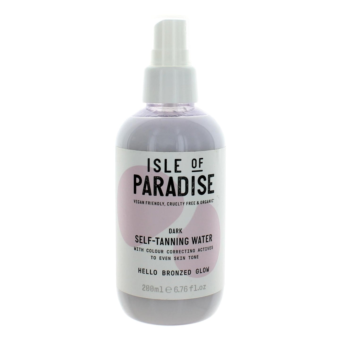 Isle of Paradise Hello Bronzed Glow, 6.76 oz Agua Autobronceadora - Oscuro