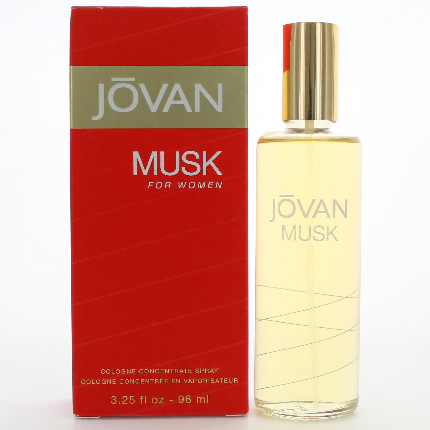Jovan Musk de Coty, spray concentrado de colonia para mujer de 3,25 oz