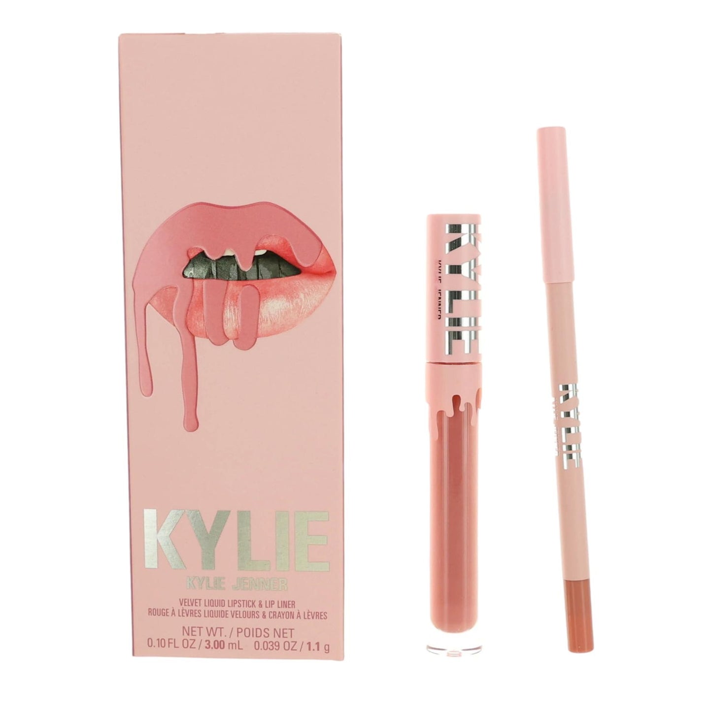 Labial y delineador de labios Matte Velvet de Kylie Jenner, kit de labios - Charm