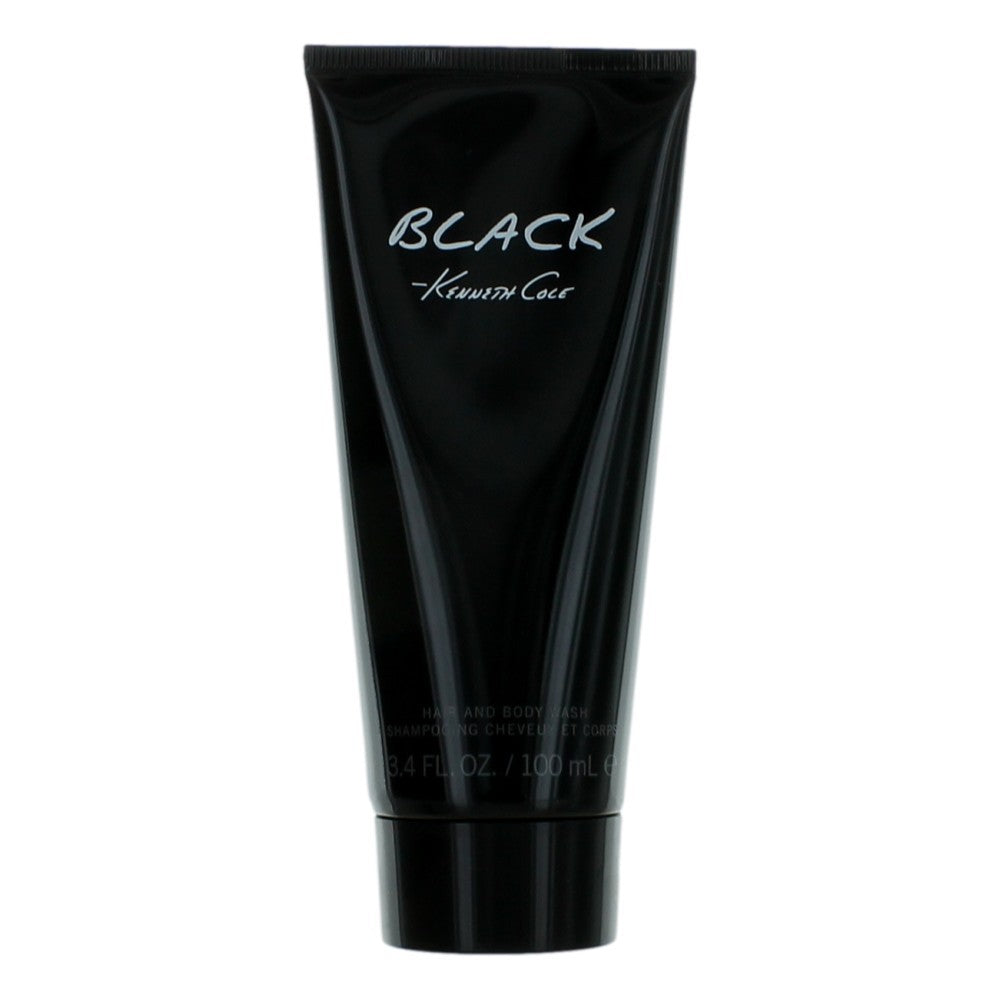 Kenneth Cole Black de Kenneth Cole, gel de baño para cabello y cuerpo de 3.4 oz para hombres