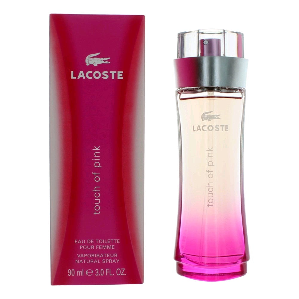 Lacoste Touch of Pink de Lacoste, Eau de Toilette en spray de 88,7 ml para mujer