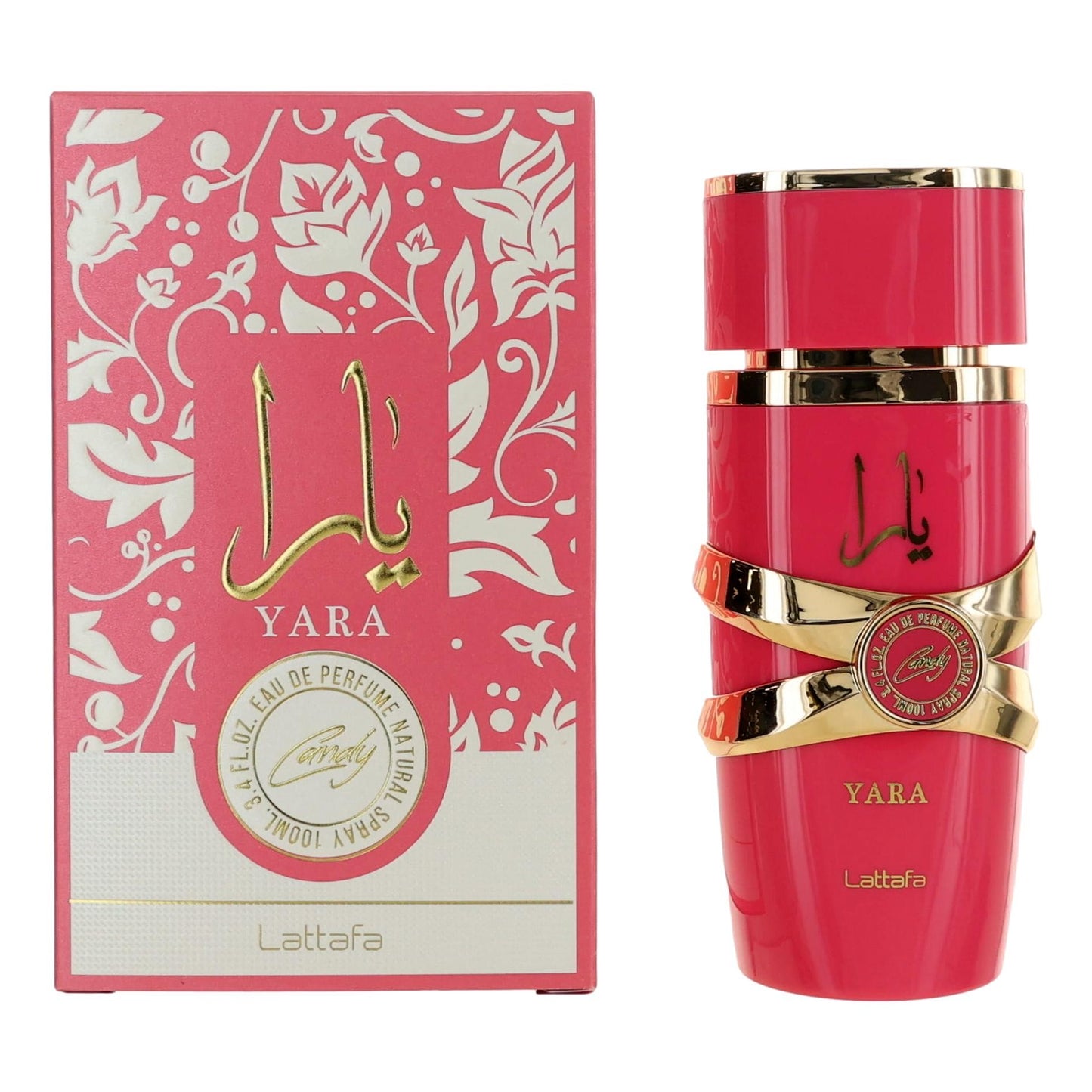 Yara Candy de Lattafa, EDP Vaporizador de 3.4 oz para Mujer