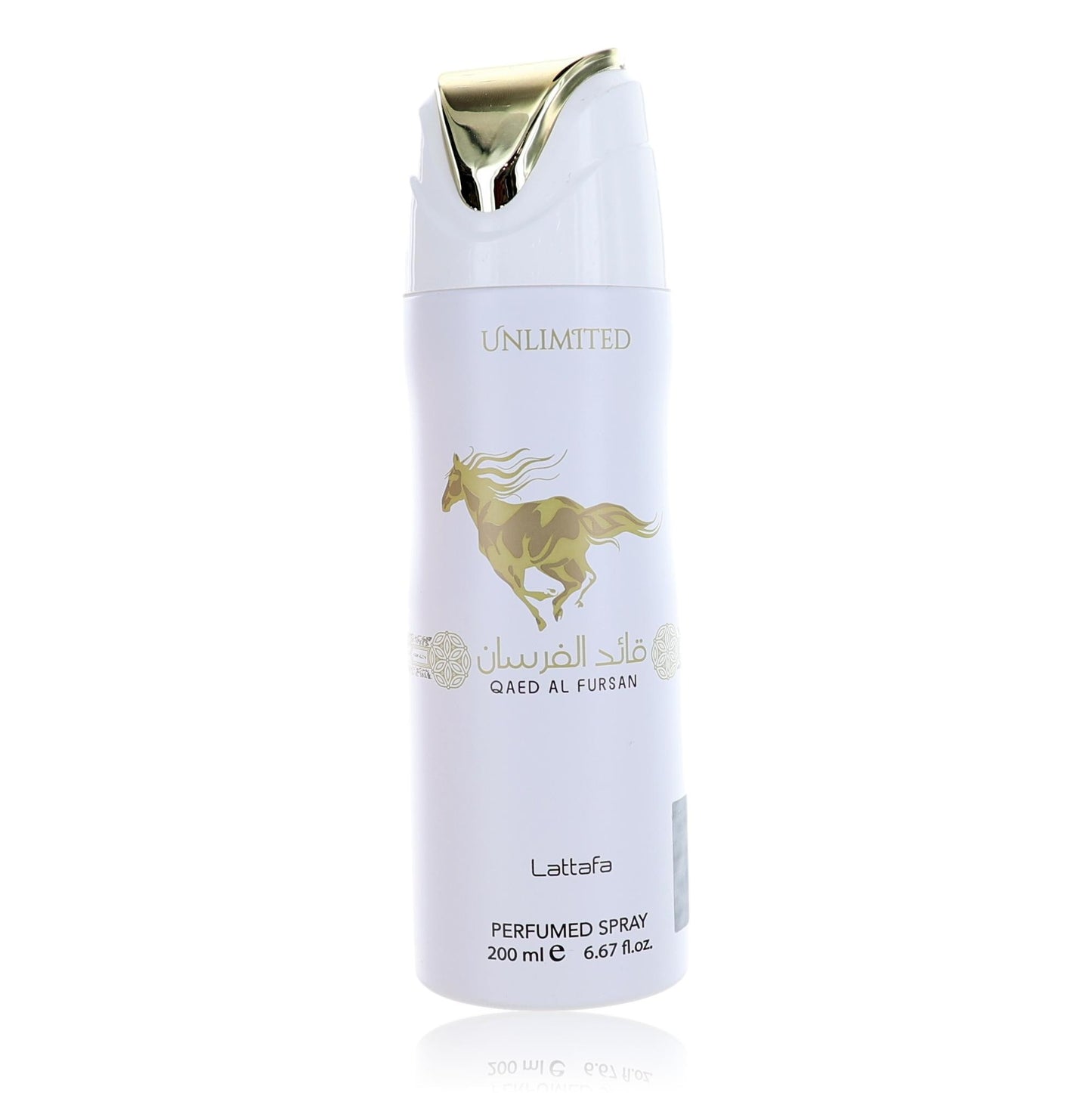 Qaed Al Fursan Unlimited de Lattafa, Desodorante en Spray Perfumado de 6.7oz para mujer