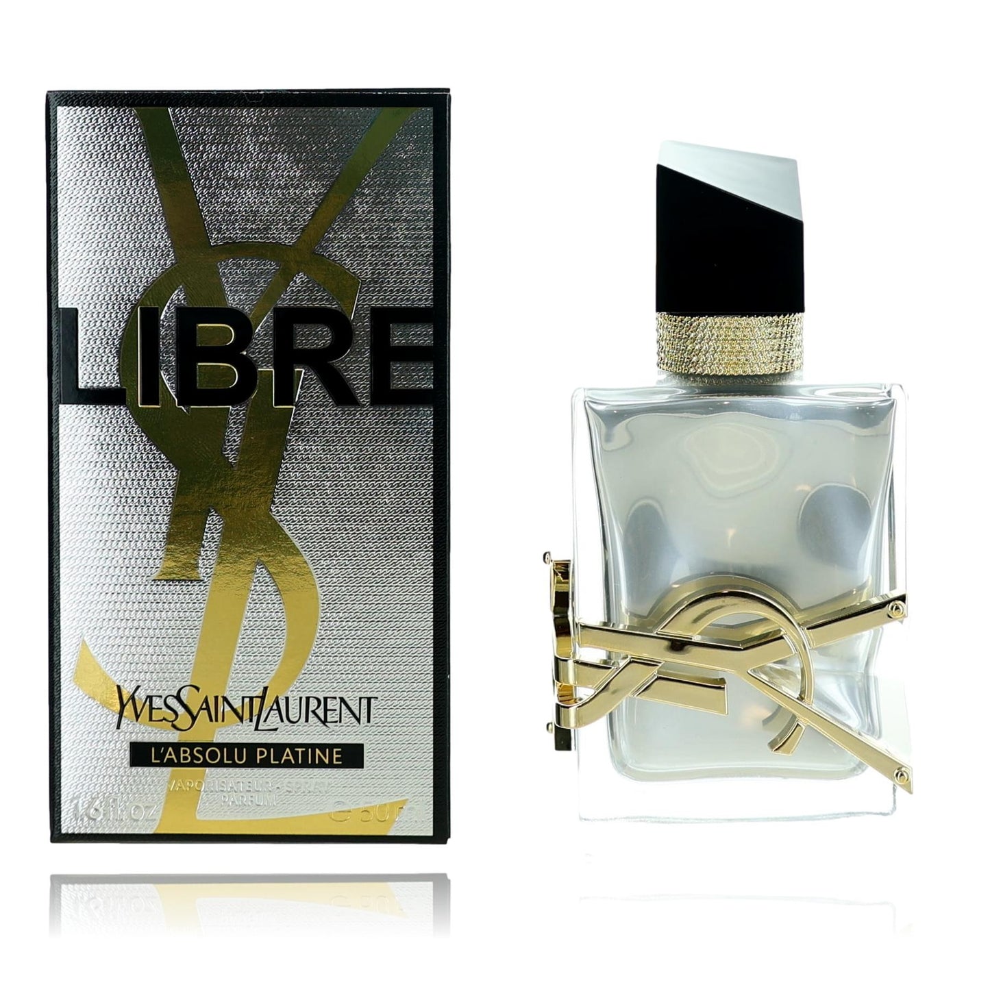 Libre L'absolu Platine de Yves Saint Laurent, pulverizador EDP de 1.6 oz para mujer