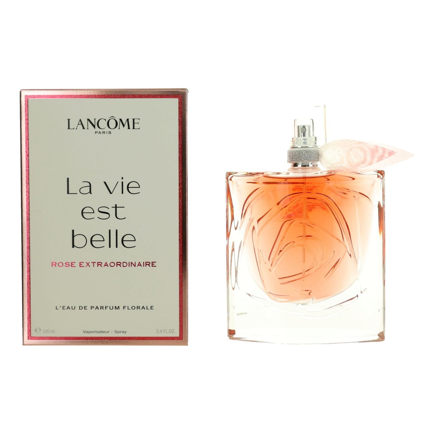 La Vie Est Belle Rose Extraordinaire de Lancome, 3.4oz L'EDP Vaporizador Floral para mujer