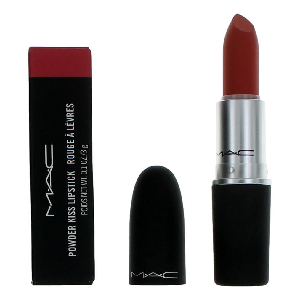 MAC Powder Kiss Lipstick de MAC, Labial de .1 oz - 928 Sheer Outrage