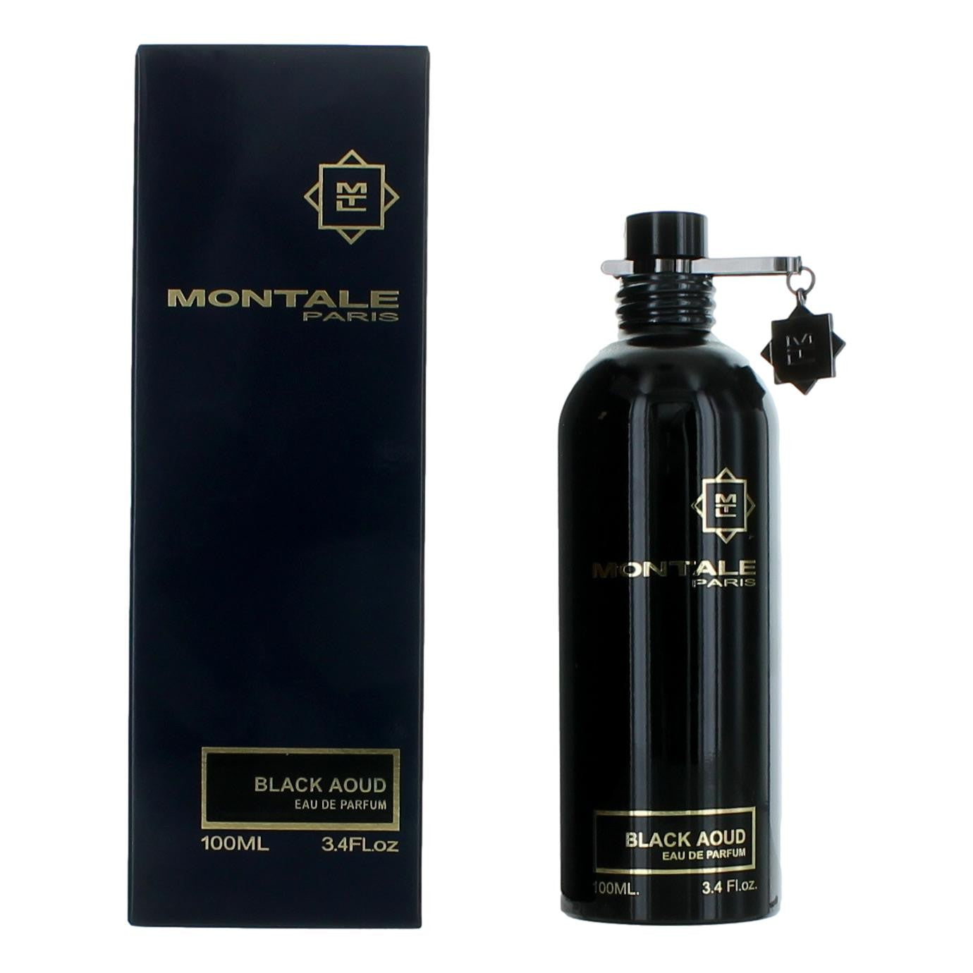 Montale Black Aoud de Montale, vaporizador EDP de 3.4 oz para hombres