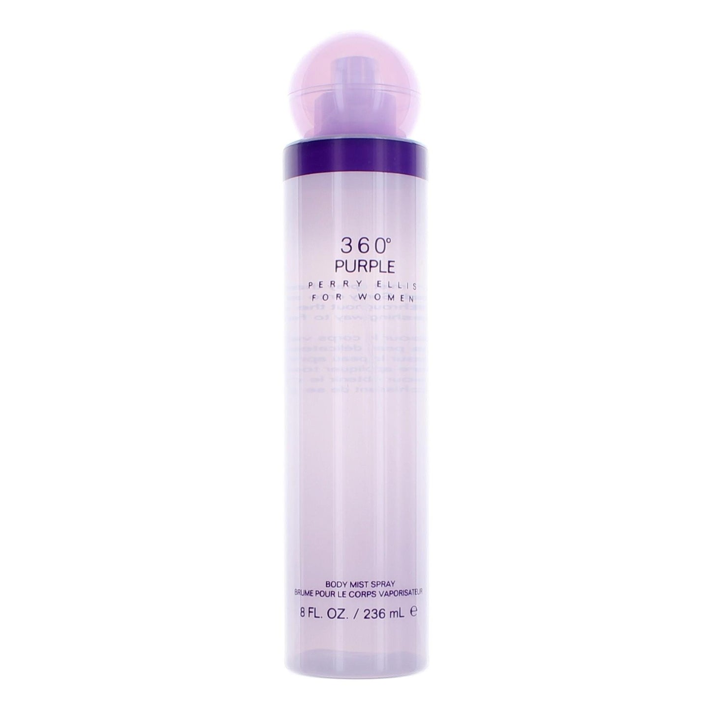 Perry Ellis 360 Purple de Perry Ellis, espray corporal de 236 ml para mujer