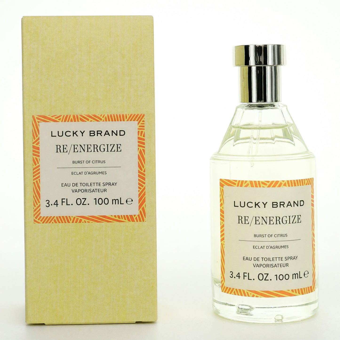 Lucky Brand Re/Energize by Lucky Brand, Eau de Toilette en vaporizador de 100 ml para mujer